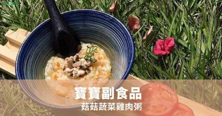 菇菇蔬菜雞肉粥