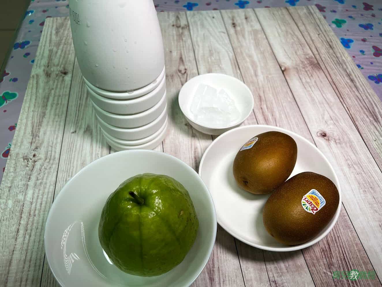 孕期飲品 奇異果芭樂優酪乳食材