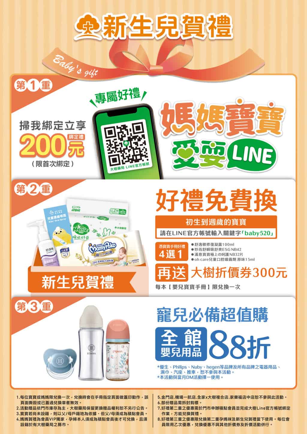 大樹藥局寶寶禮