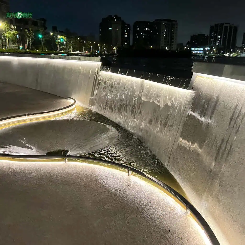 華興池生態埤塘公園 溢水口