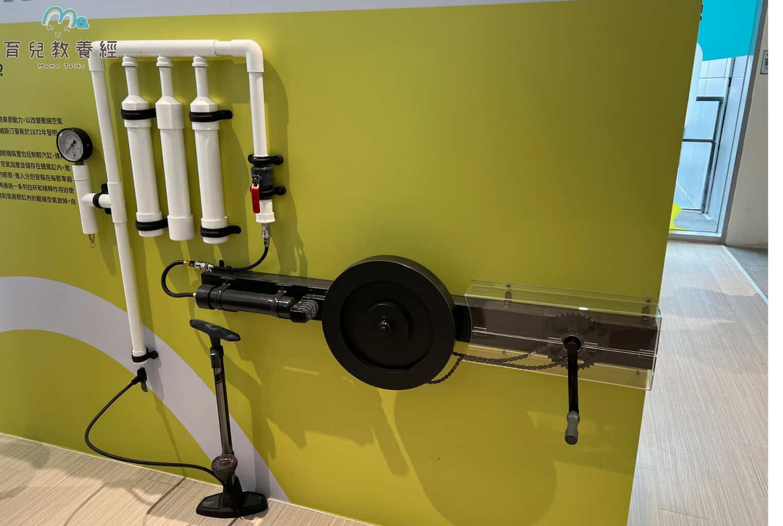 苗栗火車頭園區 蒸氣火車運作方式