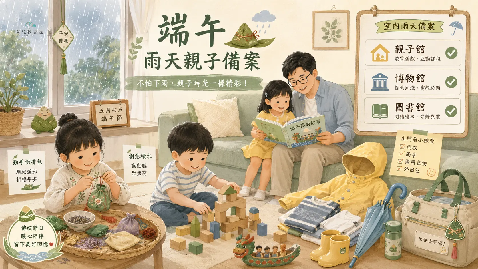親子館博物館圖書館室內雨天備案