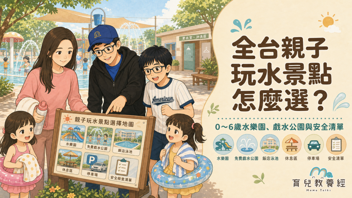 全台親子玩水景點怎麼選