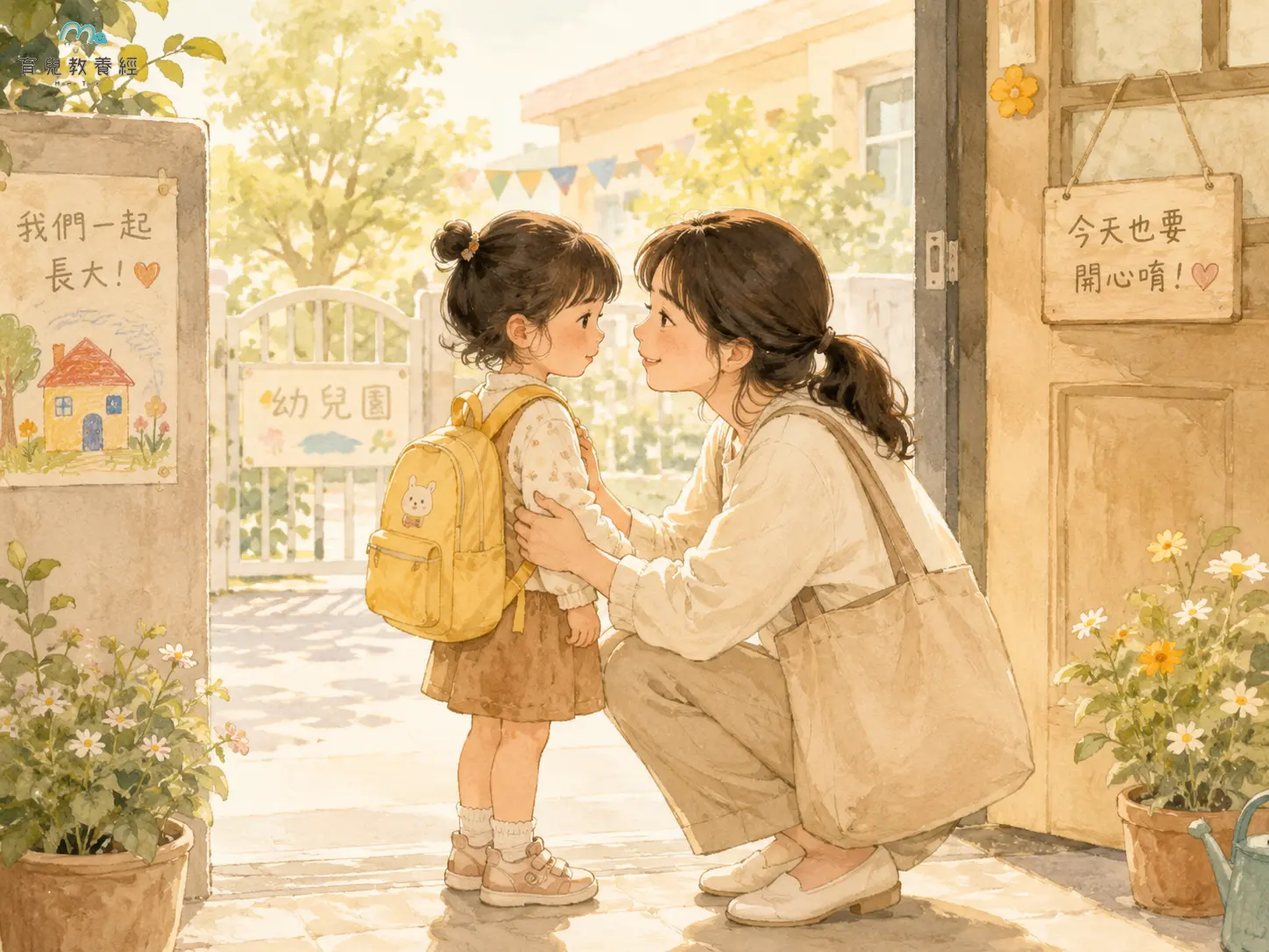 爸媽蹲下來接住孩子情緒