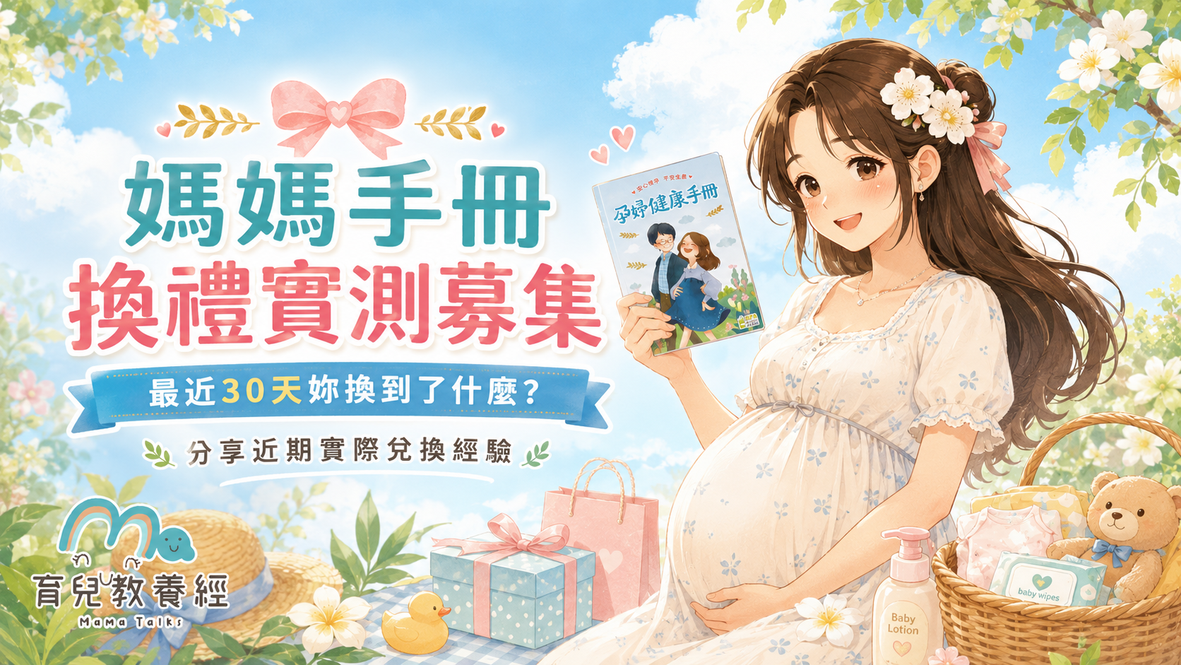 【8月媽媽手冊換禮實測募集】最近30天妳換到了什麼?